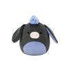 Squishmallows Original 5in Charcoal Donkey Plush - Soft Polyester Toy, Model SQCR07836