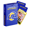 Blitz Champz Los Angeles Rams - Officially Licensed NFL Playing Cards & Rams Gifts for Men & Women, Fun Travel Card Games for Ad