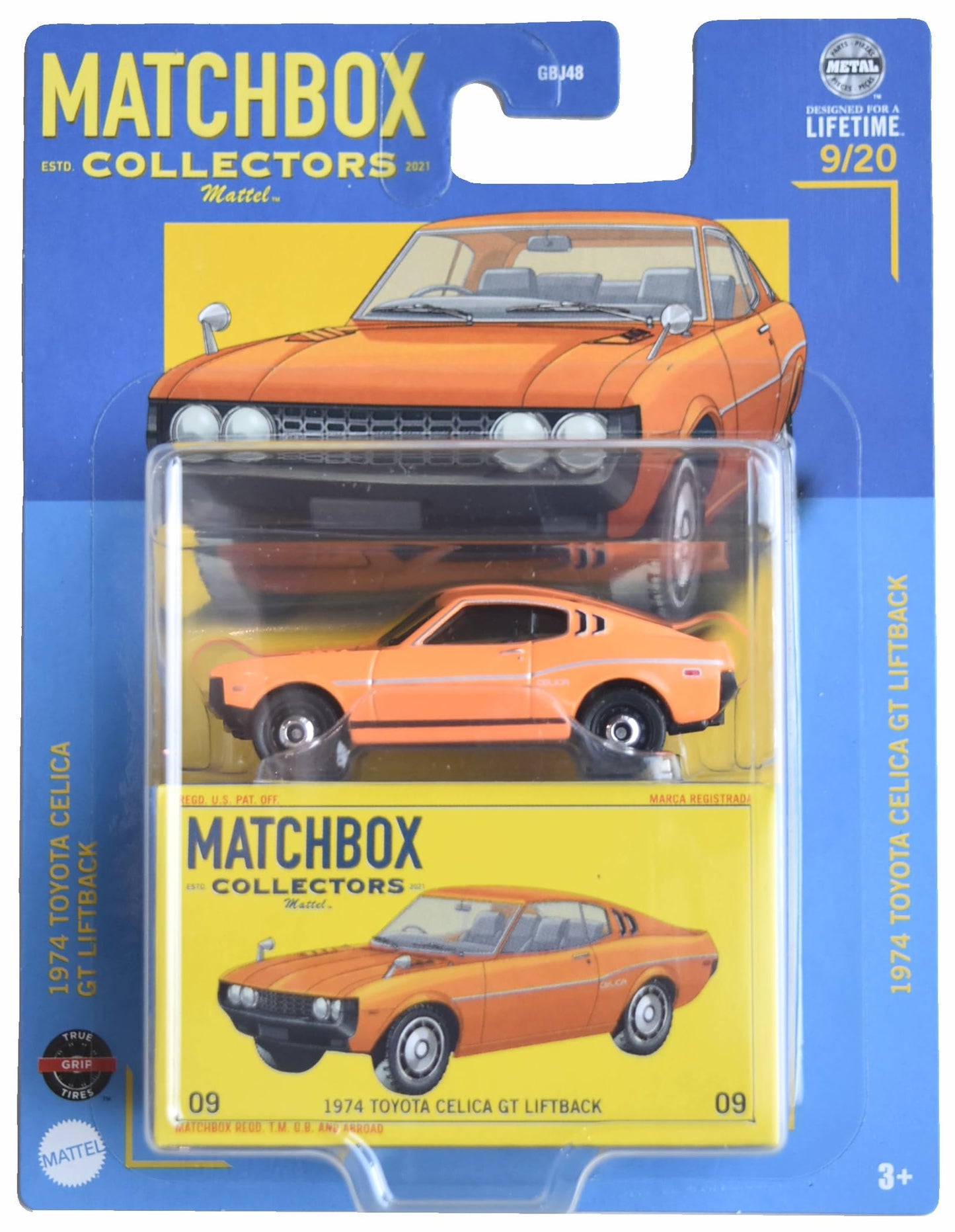 Matchbox 1974 Toyota Celica Gt Liftback, Collectors 9/20