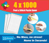 25 Sheets Puzzle Saver Puzzle Glue Sheets Preserve 4    1000 Pieces Jigsaw Puzzles Glue And Frame Peel And Stick Puzzle Saver Pu