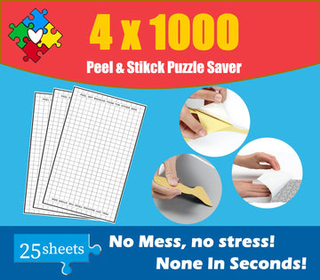 25 Sheets Puzzle Saver Puzzle Glue Sheets Preserve 4    1000 Pieces Jigsaw Puzzles Glue And Frame Peel And Stick Puzzle Saver Pu