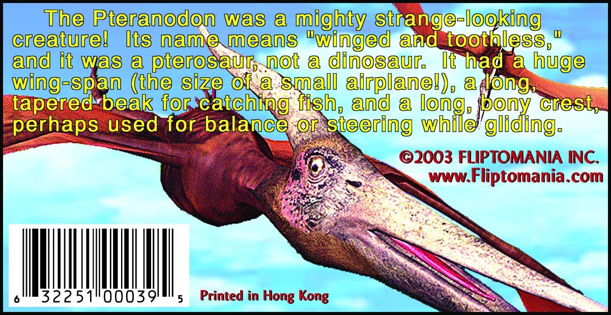 Fliptomania Dinosaur Animation Flipbooks 3 Pack