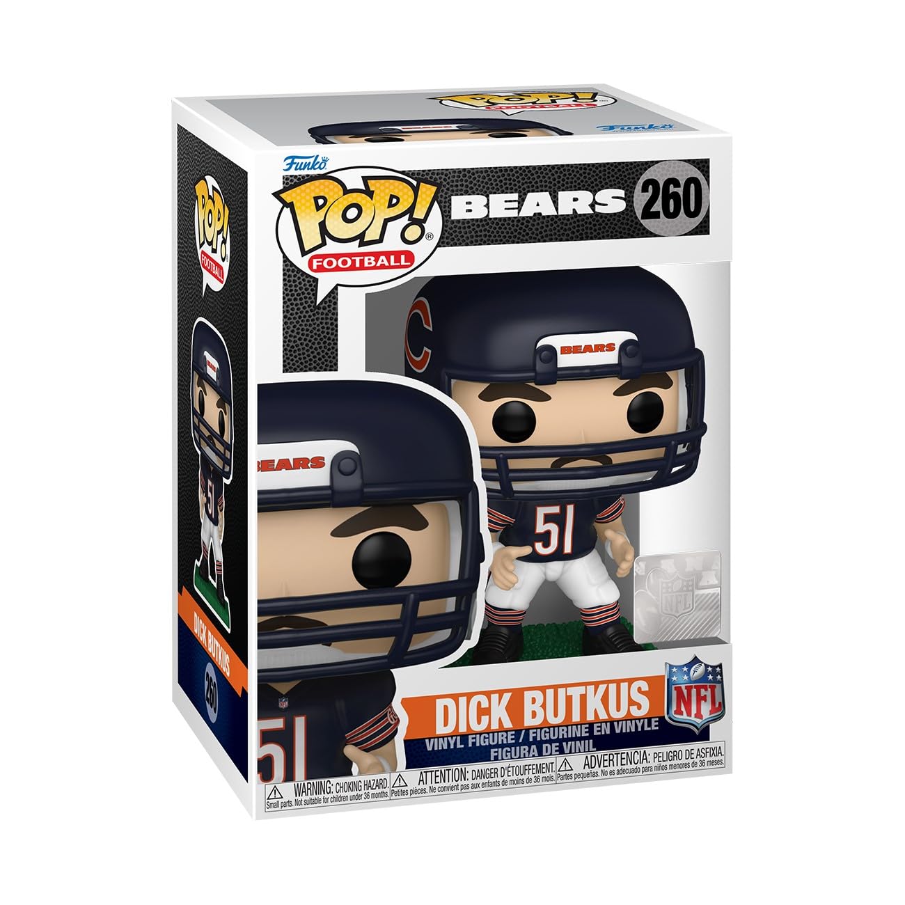 Funko Pop Nfl: Bears - Dick Butkus - Collectable Vinyl Figure - Gift Idea - Official Merchandise - For Kids & Adults - Sports Fa