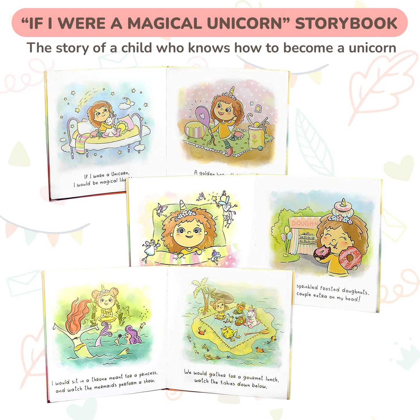 Tickle & Main Magical Unicorn Gift Set, 3-Piece Set, Unicorn Stuffed Animal For Girls 2 Years Old And Above