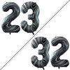 Goer Number 23 Balloons For 23Rd Birthday Party Decorations,42 Inch Jumbo Foil Helium 32 Balloons For 32Nd Birthday Party Decoration (Marble Black)