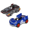 NKOK Sonic Transformed All-Stars Racing Pull Back Action: Shadow and Sonic Hedgehog, Two Vehicles, Video Game Legends, No Batter