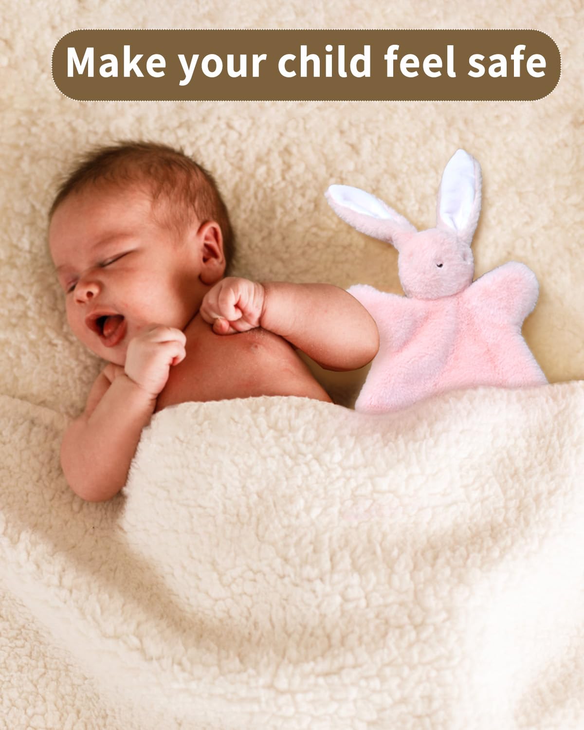 Little Rawr Lovey Soft Toy - 12-Inch Gray Mouse, Polyester Stuffed Animal for Infants 0-6 Months, Security Blanket for Baby Girl & Boy