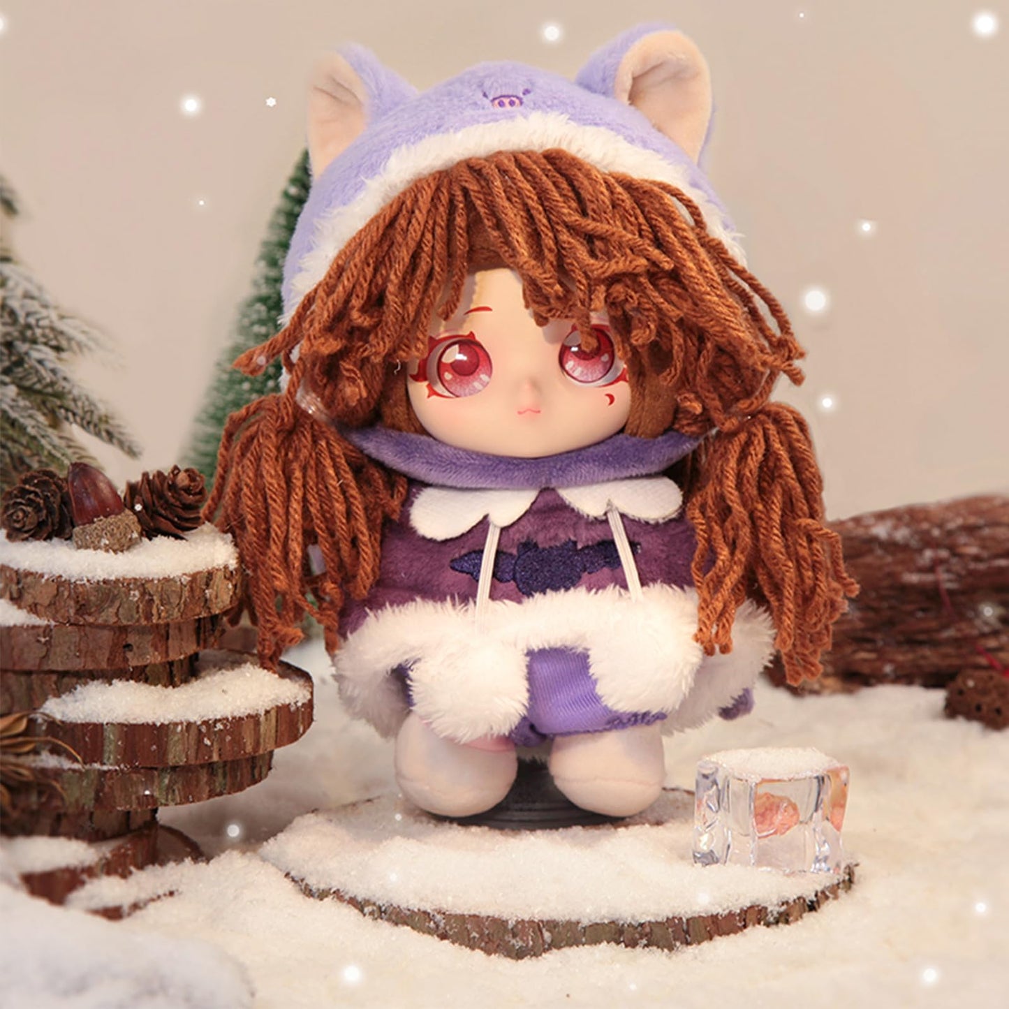Gana The Hibernation Guide Series Plush Blind Box 1Pc (1 Of 7 Possible Styles) Cute Figures Collectible Toys Birthday Gifts