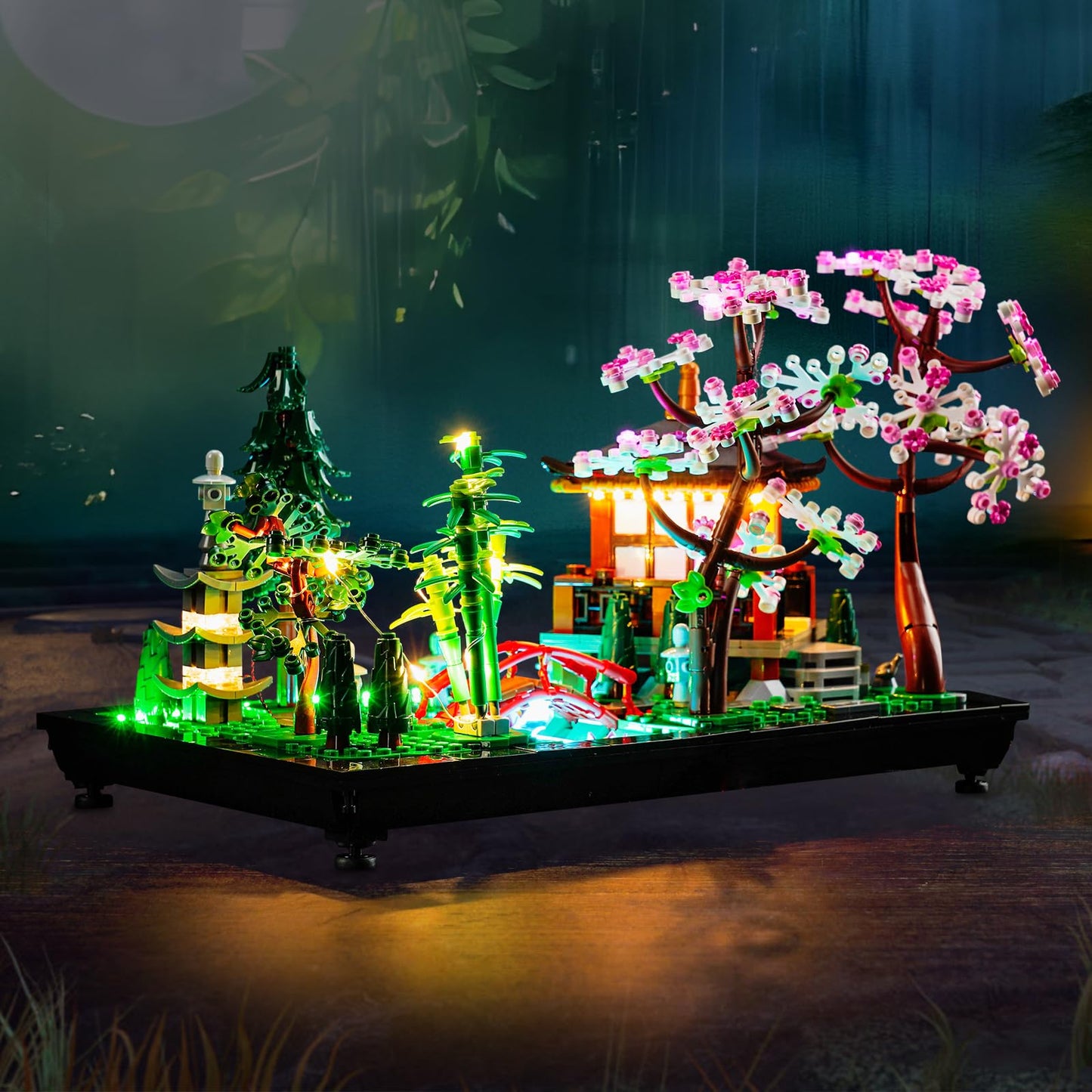 Brickbling Led Light Compatible With Lego Tranquil Garden 10315 Building Set (Lights Only), Creative Lighting Compatible With Le