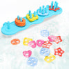 Baby Bath Toys, Mold Free Silcone Shape Sorting & Stacking Bath Toy Set With 20 Textured Floating Pieces, No Hole Design, Silico