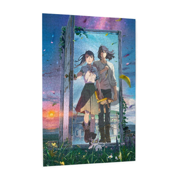 Anime Jigsaw Puzzles Puzzles For Adults 1000 Pieces Wooden Collage Jigsaw Puzzle Art For Teens Adults 29.5X20 In (Suzum)