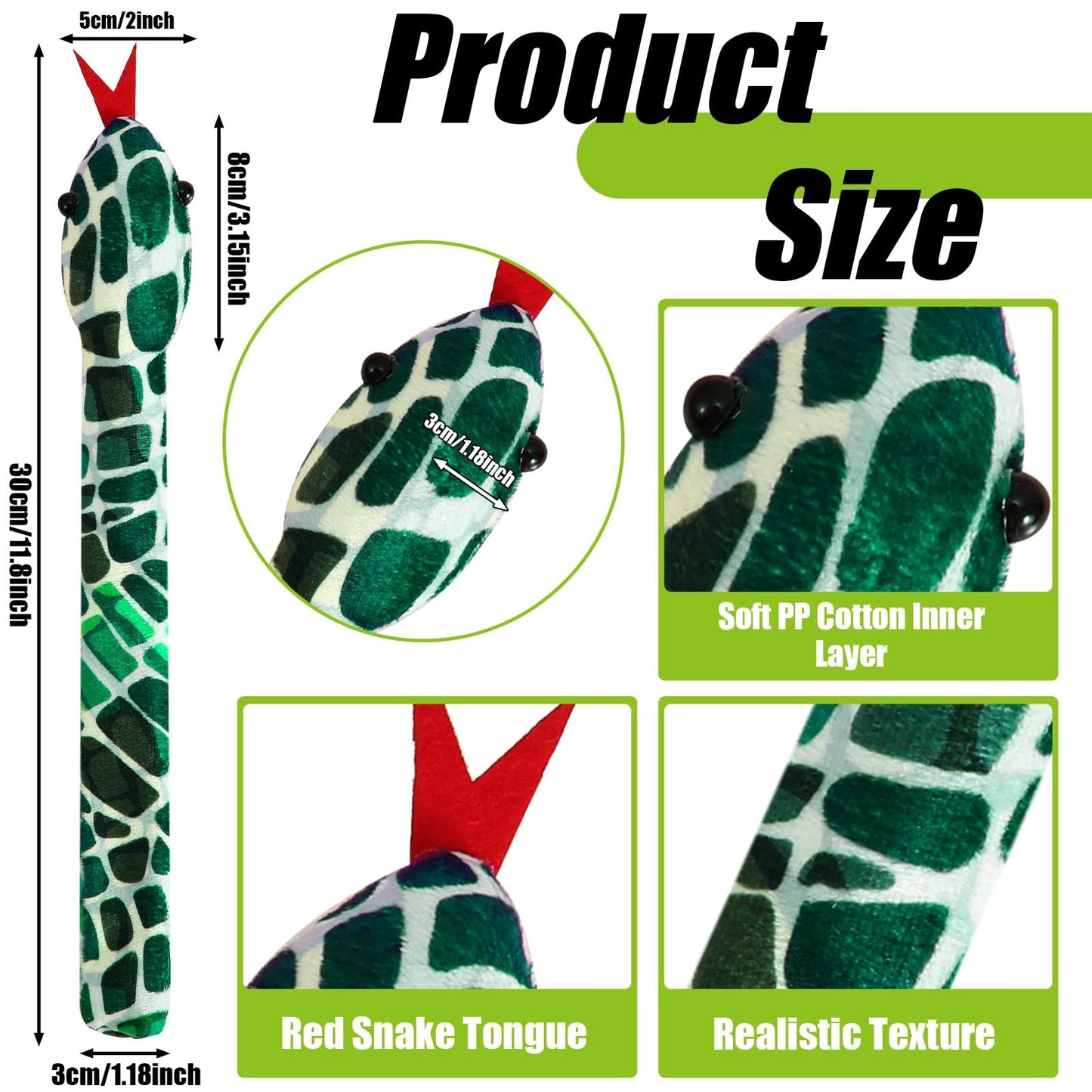 20 Pieces Slap Bracelets Snake Snap Bracelets Snake Slap Bracelets for Kids Halloween Slap Bracelets Snake Bracelet for Kids Ani