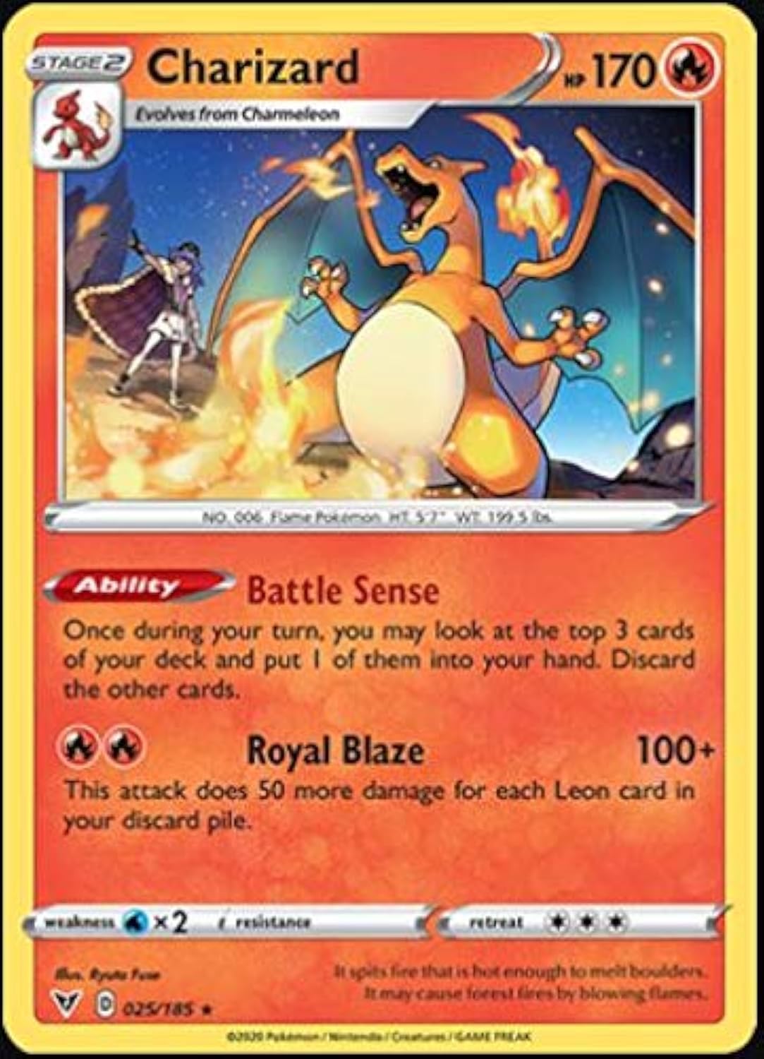 Charizard - 25/185 (Cracked Ice Holo) | Ozzie Collectables Charizard - 25/185 (Cracked Ice Holo) | Ozzie Collectables