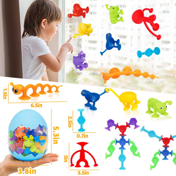 32 Pcs Suction Cup Toys Kids Bath Toy Party Favor Goody Prize Stuffer Gift For 2 3 4 5 6 Year Old Boy Girl Toddler Travel Toy Ed