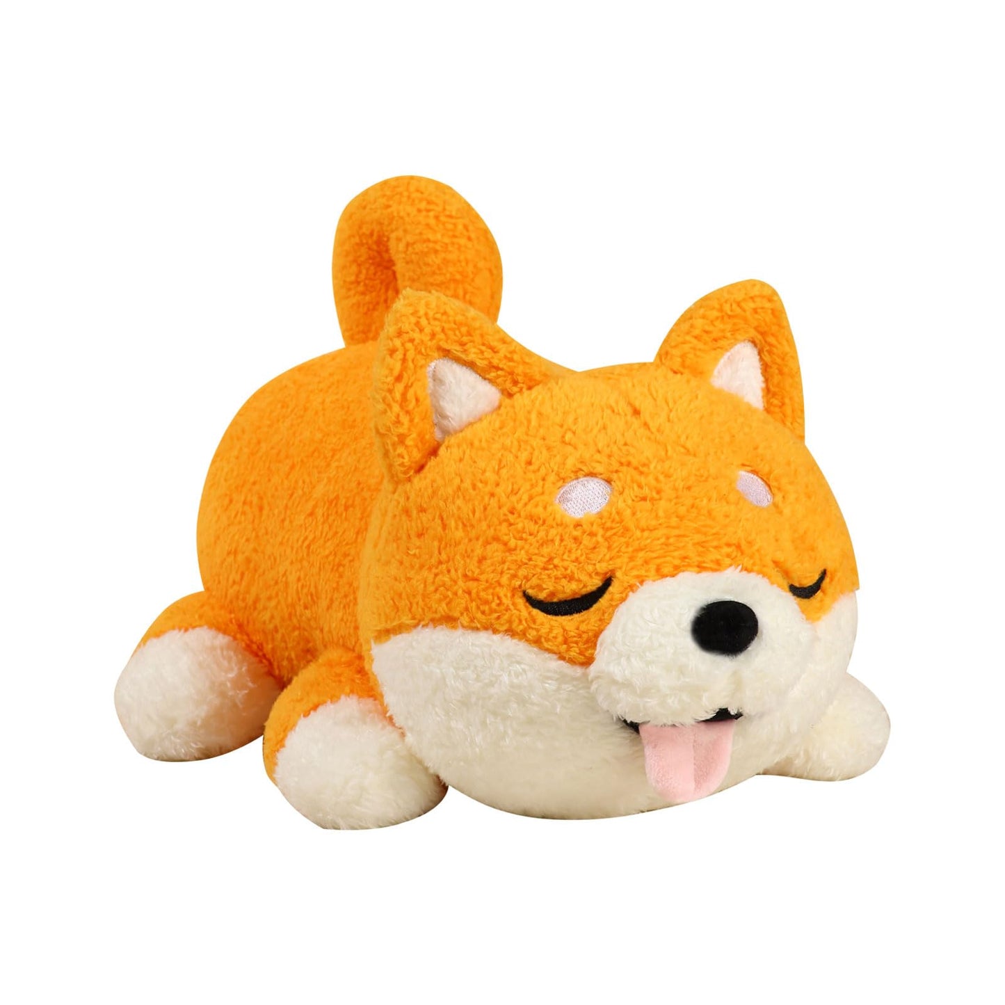 Puffpop 14 Inch Shiba Inu Plushie Doll - Soft Stuffed Animals Dog Puppy Plush Toy, Realistic Cuddly Dog Stuffed Animals For Kids