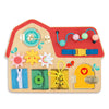 Tookyland Wooden Busy Board - Montessori Activity Board, Preschool Learning Sensory Toy For Kids 3 Years Old +