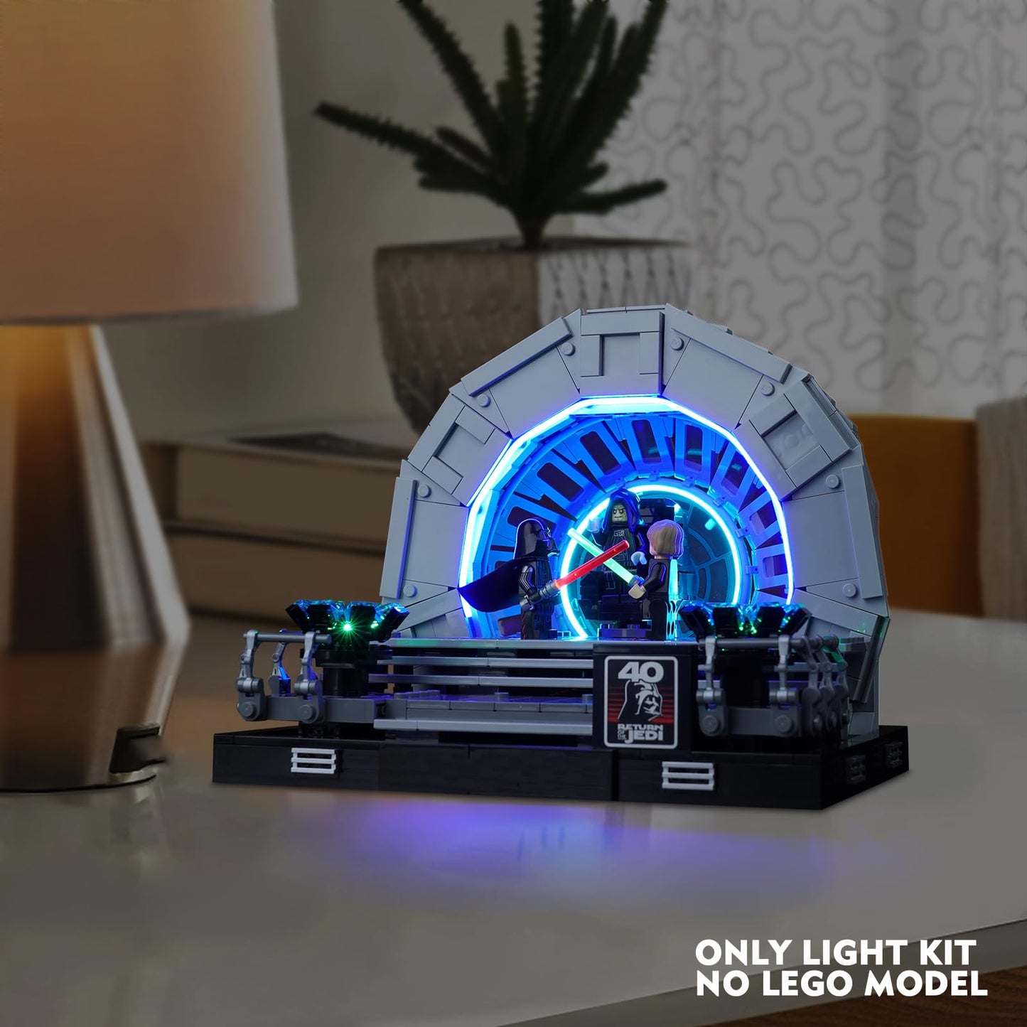 Vonado Light Kit Compatible With Lego Emperor’S Throne Room Diorama 75352, Diy Lighting Compatible With Lego Diorama (No Model), Compatible With Lego 75352 Diorama As Birthday Gift (Only Light)