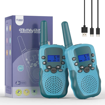 Selieve Walkie Talkies For Kids, Rechargeable Kids Toy For 3 4 5 6 7 8 Year Old Boys Girls, Walkie Talkies Long Range With 22 Ch