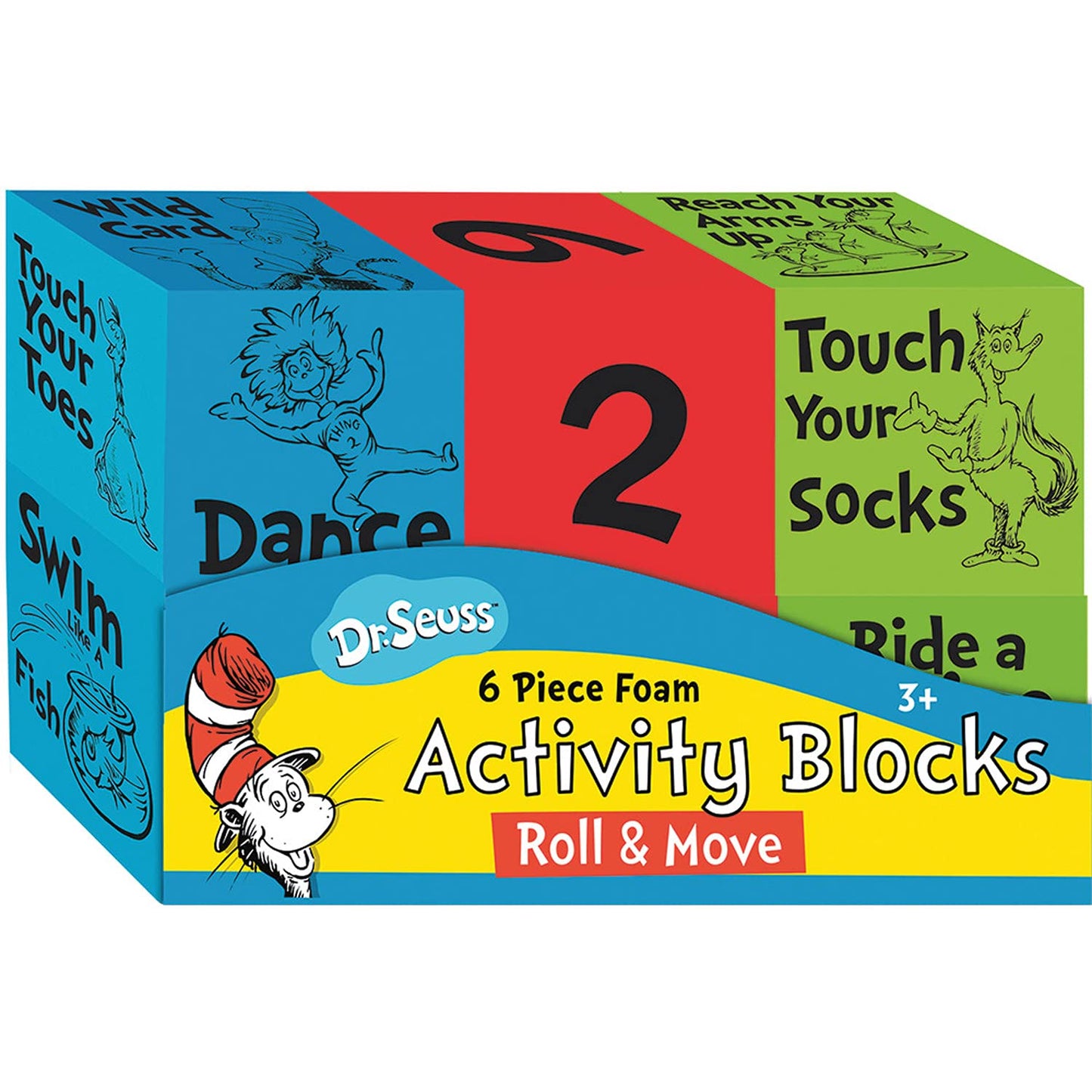 Dr Seuss Foam Activity Blcks Roll &
