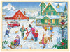Christmas Puzzles 48 Piece For Kids Ages 3-5 By Moinkidz, Winter Holiday Christmas Wooden Jigsaw Puzzle For 3 4 5 Year Old, Snowy Farm Toddler Puzzles For Kids Ages 4-8 With Storage Tray