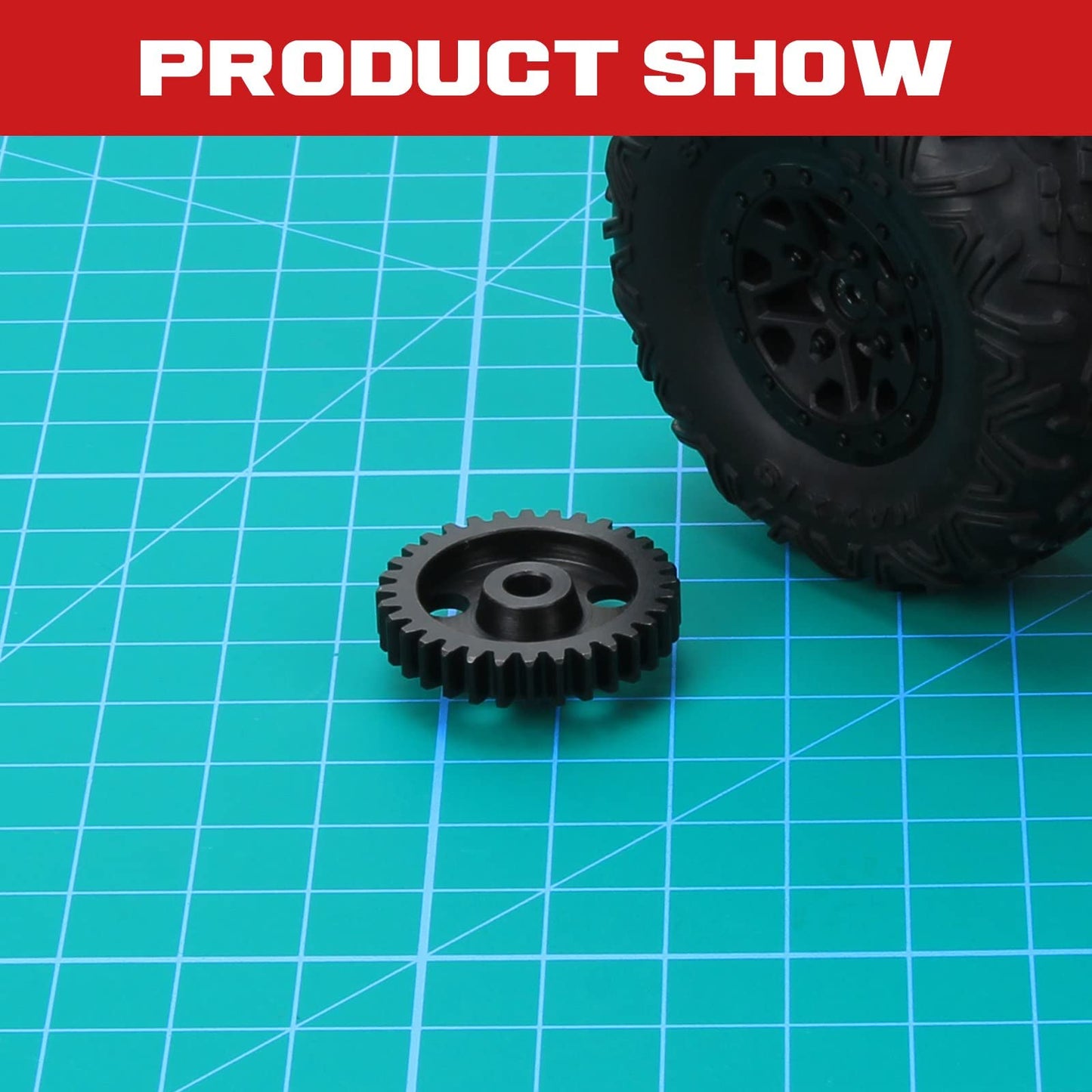 RCAWD 32T Pinion Gear for ARRMA 6S 1/7 Felony Infraction Limitless Upgrades, with Wrench Parts for#ARAM1032