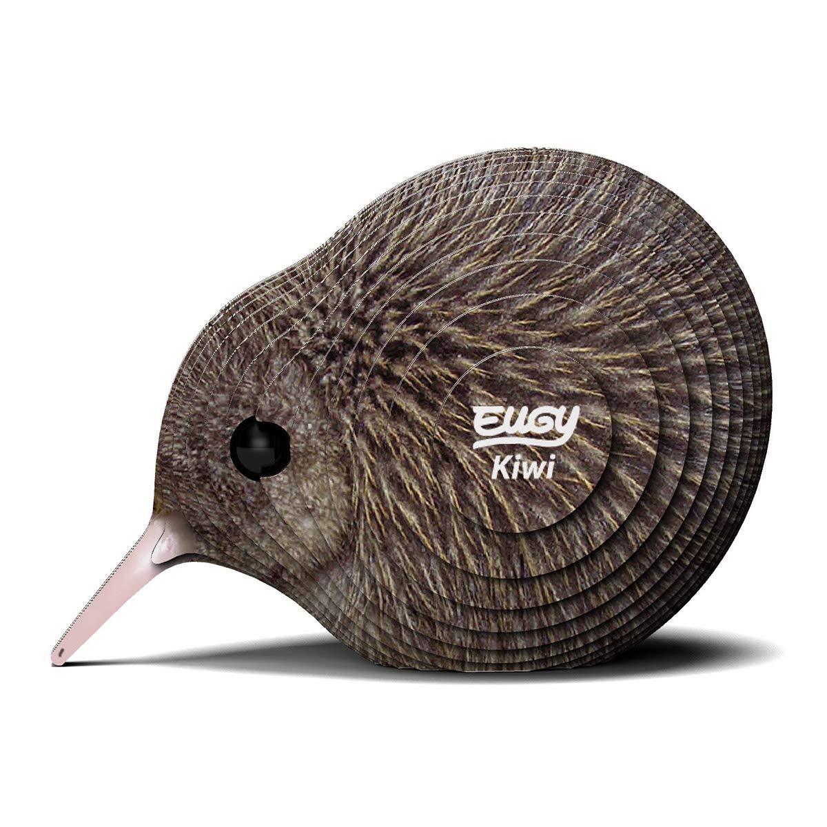 Eugy Kiwi Bird 3D Puzzle - 24 Piece Eco-Friendly Educational Toy Puzzle For Boys, Girls & Kids Ages 6+