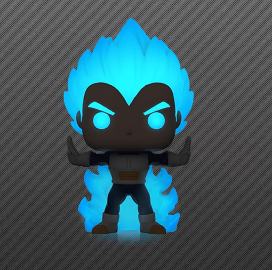 Funko Pop! Animation Dragonball Vegeta Powering Up Glow In Dark Exclusive #713