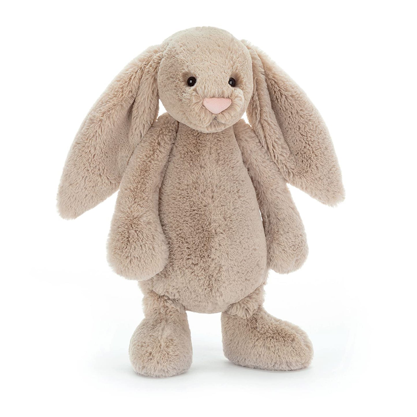 Jellycat Bashful Beige Bunny Plush Toy - Large 14 Stuffed Animal, Soft Polyester, Classic Children's Gift