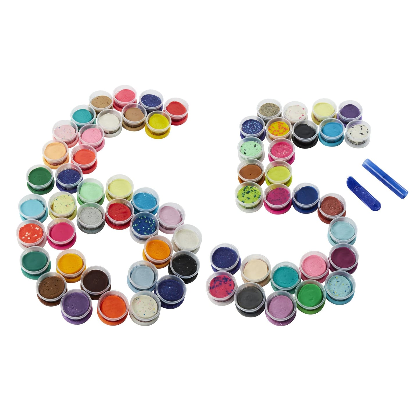 Play-Doh Ultimate Color Collection 65-Pack Of Modeling Compound, Non-Toxic, 1-Ounce Fun Size Cans, Includes Sapphire, Sparkle, C