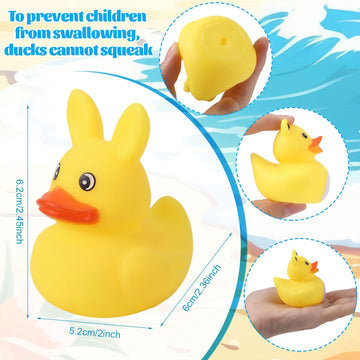 120 Pcs Rubber Ducks Assorted Cruising Rubber Ducks Plastic Ducks For Bath Toys, Beach Pool Activity, Party Favors, Cruise Ships