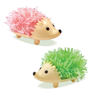 Mindware Crystal Growing Kits: Hedgehogs Bright Colors Set Of 2 – Cute Diy Crystal Growing Kits For Kids & Teens – Funky Mini Science Experiment In An 9Pc Kit – Crystals Grow In 24 Hours