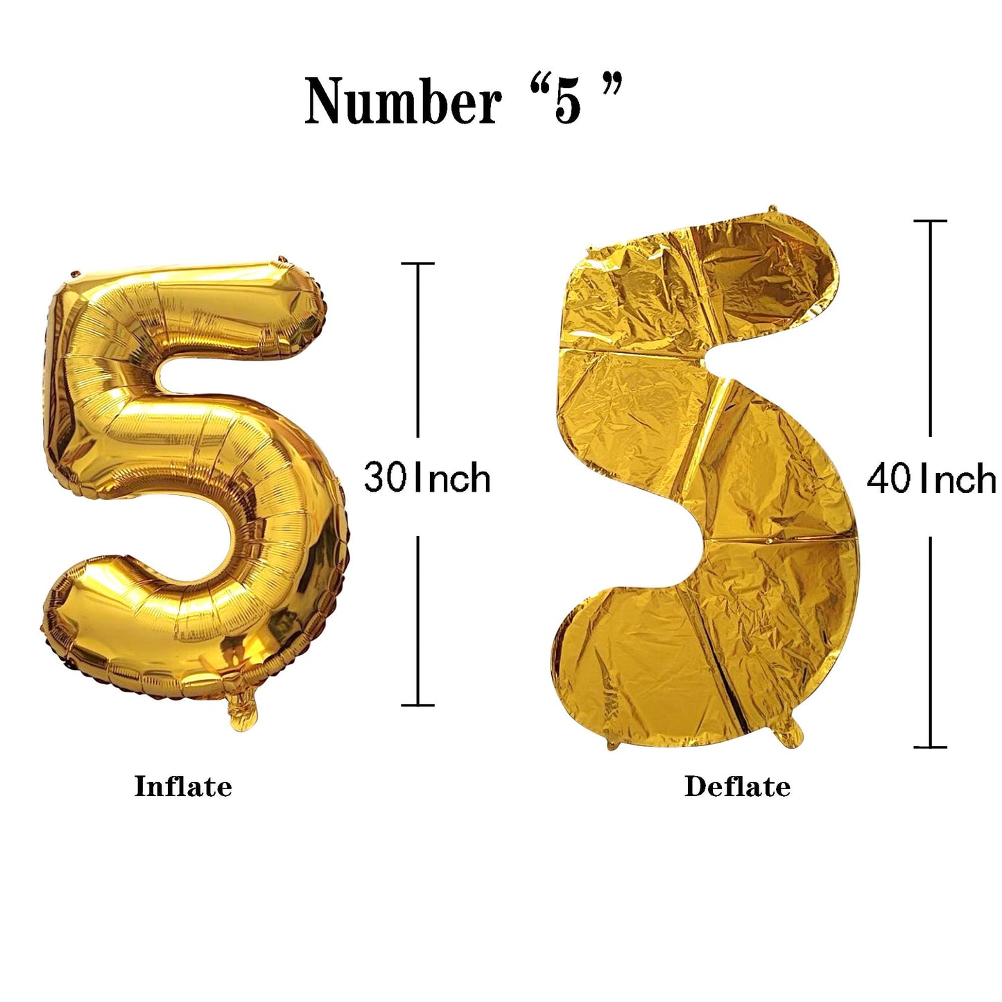 Shuntai 65Th Birthday Decorations For Men Women 65 Number Balloons Gold Jumbo Numbers 56 Foil Mylar Balloons With Letters Happy