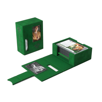 Gamegenic Arkham Horror Investigator Deck Tome - enhanced Deck Box for Arkham Horror: The Card Game Holds a Full Investigator Deck Rogue - Green Color Made