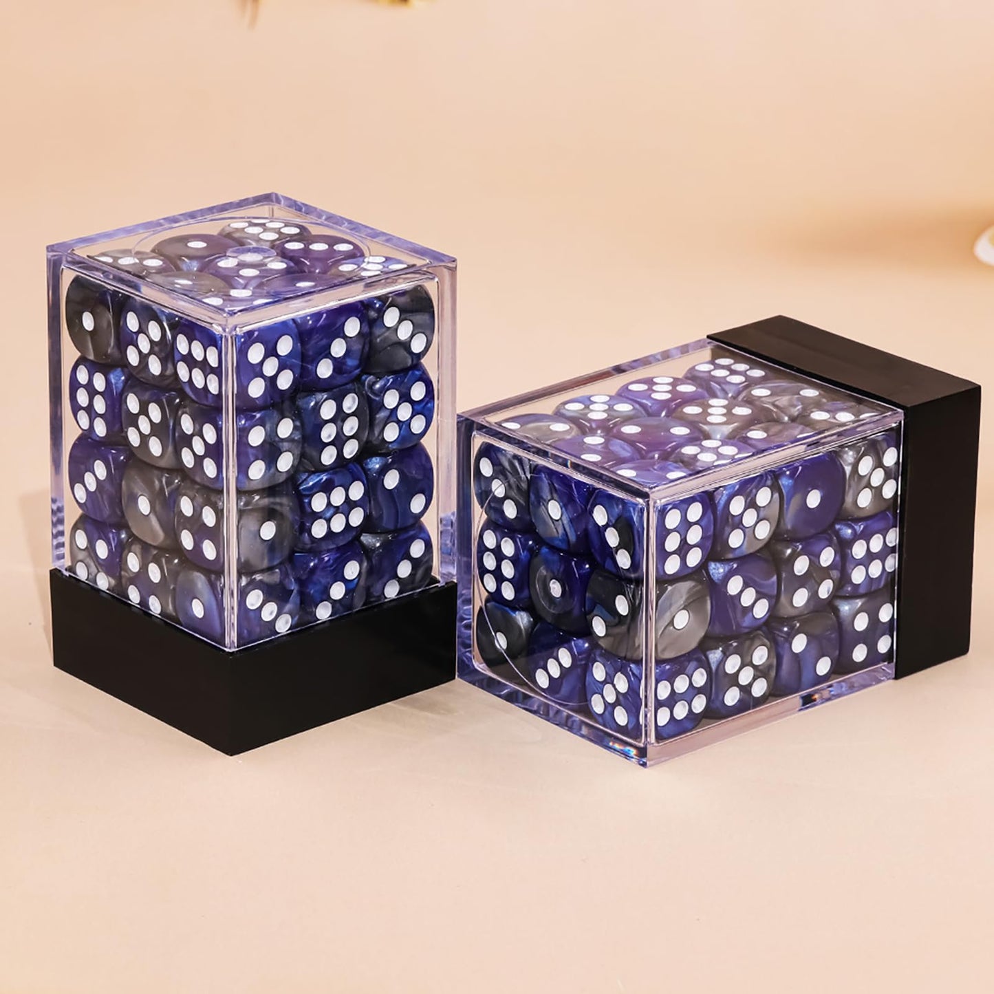 36 Pieces 12mm 6 Sided Mini Dice Set,Two Colours D6 Game Dice Set,6 Sided Standard Game Dice for Board Games Dice Games Classroo