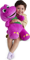 Barney World Toddler Toys by Fisher-Price Tall Plush, 24-inch Figure with Soft Texture for Pretend Play, Kids Ages 2+ Years