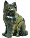 Nelson Creations, Llc 2 Inch Cat Natural Soapstone Hand-Carved Animal Charm Totem Stone Carving Figurine