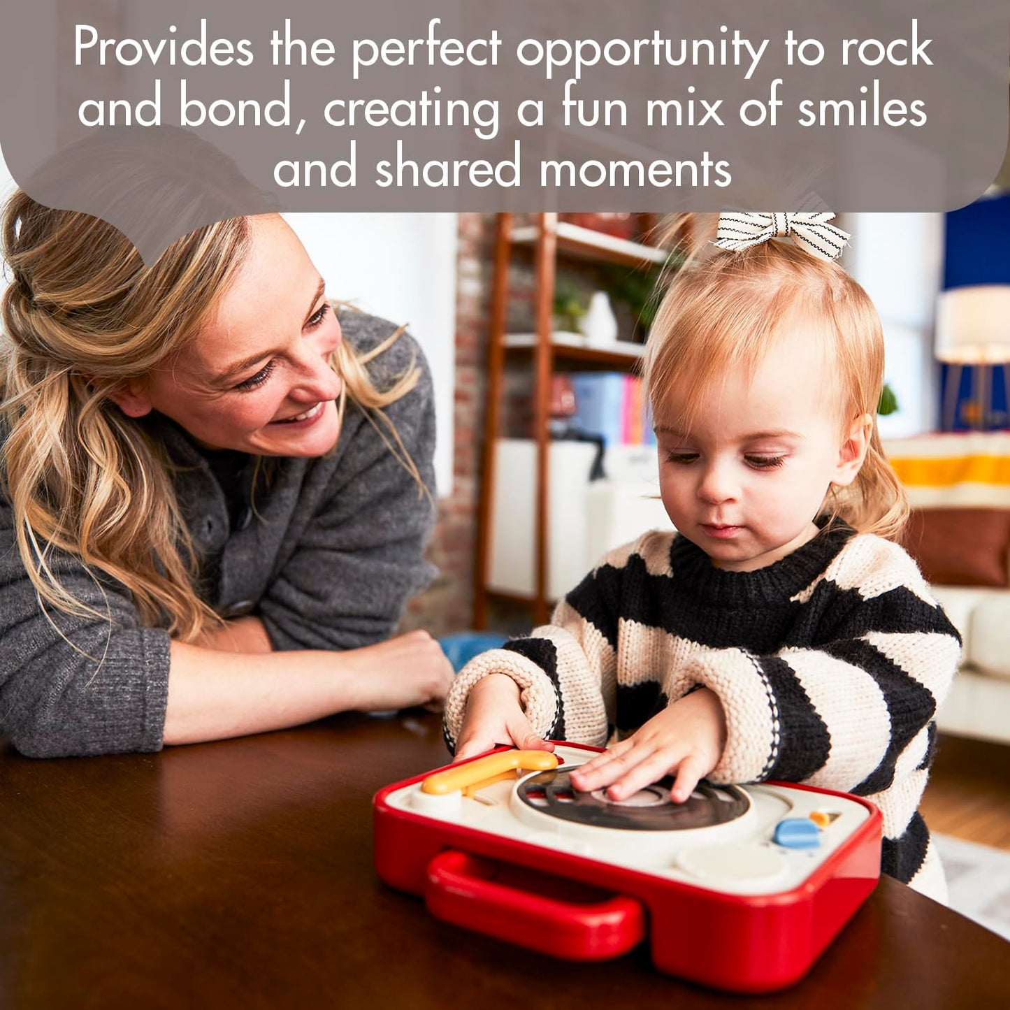 Tiny Love Tiny Rockers DJ Station - White Medium Baby Learning Toy for Infants & Toddlers