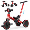 Bautia Kids Tricycle for Toddlers 1-3 with Push Handle, 5 in 1 Baby Balance Bike Toy for 1-4 Years Old Boys Girls Gift with Remo