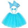 Dxhycc Animal Costume Set 3D Fish Goldfish Headband Bowtie And Tutu Animal Fancy Costume For Halloween Dress Up