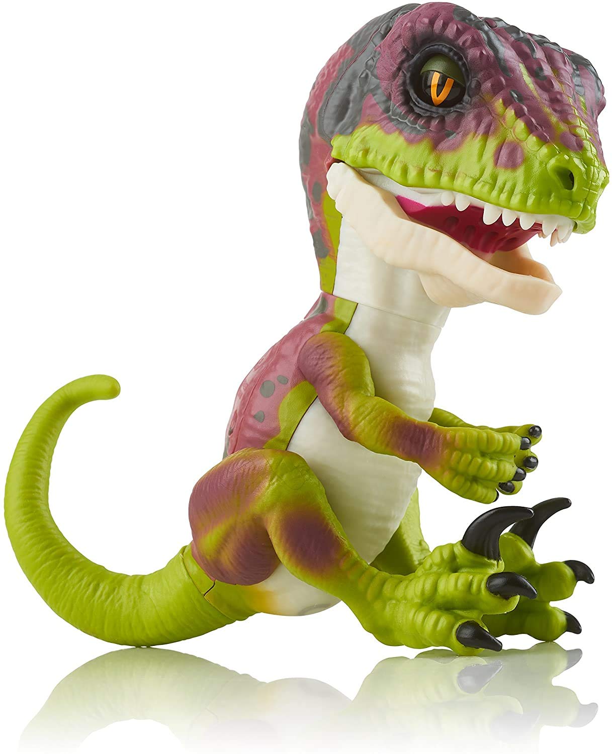Untamed Raptor By Fingerlings - Stealth (Green) - Interactive Collectible Dinosaur - By Wowwee