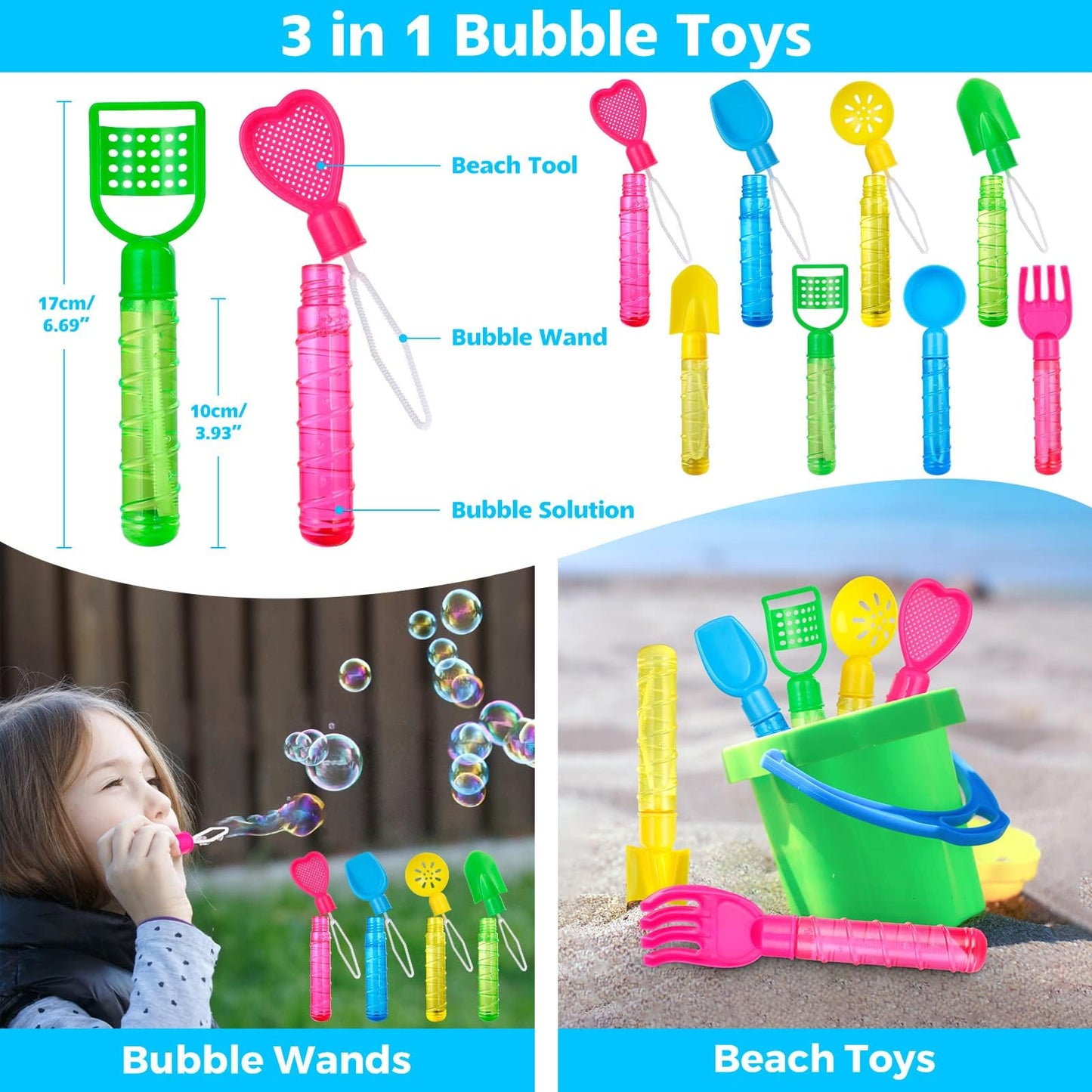Pool Party Favors And Beach Party Favors, 56 Pcs Summer Birthday Beach Pool Party Favors For Kids 3-5 4-8 Beach Balls, Kids Sunglasses Bulk, Bubble Wands, Beach Pool Toys For Kids Ages 3-4-8-10-12
