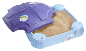 Little Tikes Bluey Beach Day Sand Box With 6 Accessories, Bluey Active Play, For Boys And Girls Ages 1-6 Years