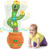 Lgouygg Baby Toys, Singing Talking Cactus Toy For 3-6 Year Old Toddler Boys Girls, Mimicking Repeat What You Say, Plush Cactus With Light Up Music And Amusing Songs, Funny Gag Gifts For Kids