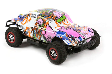 Compatible Custom Body Graffiti Pink Pig Style Replacement for 1/10 Scale RC Car or Truck (Truck not Included) SSB-PIG-01