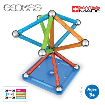 Geomag Magnetic Sticks and Balls Building Set, Magnet Toys for STEM, Creative, Educational Construction Play, Swiss-Made Innovat