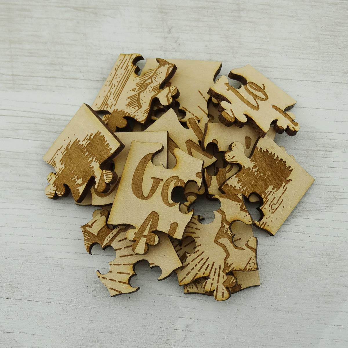 Fashionjunkie4Life We'Re Going To Alaska Puzzle, Basswood