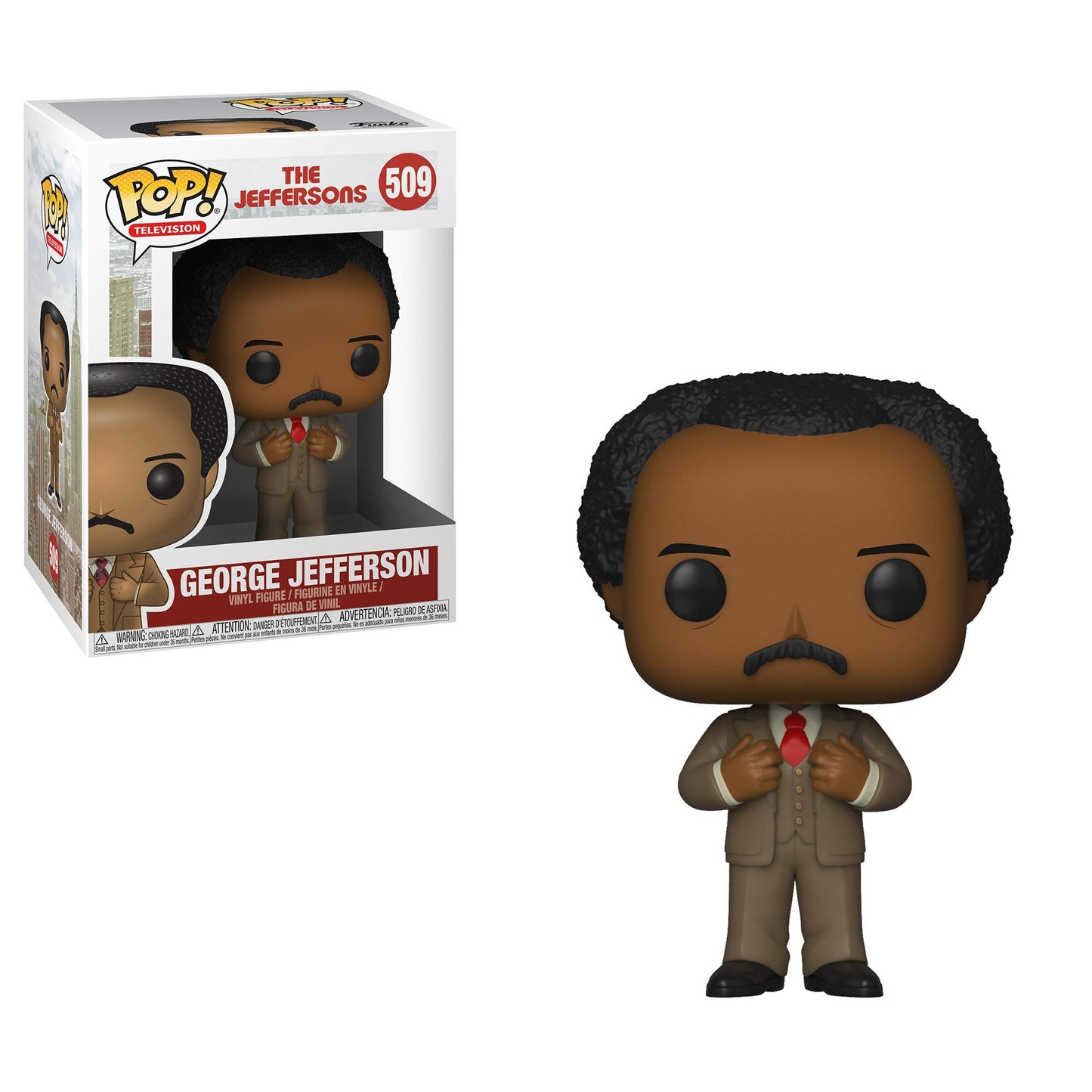 Funko Pop! Tv: The Jefferson'S - George Jefferson Toy, Multicolor