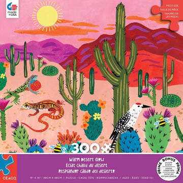 Ceaco - Warm Desert Glow - 300 Oversized Piece Jigsaw Puzzle