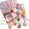 QIAONIUNIU Stickers for Girls Ages 6+, Create Your Own Tags Art and DIY Crafts Set, Valentines Day Gifts (Make 60 Tags)
