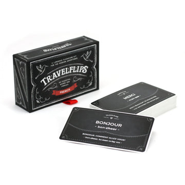 French Flash Cards - Learn French Language Vocabulary Words And Phrases - Easy French For Beginners - Gift For Travelers, Kids,